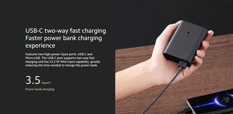 10000mAh Mi Power Bank 3 Ultra Compact