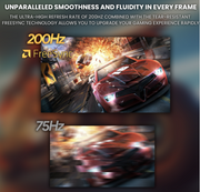 CRUA 27 inch Flat Gaming Monitor